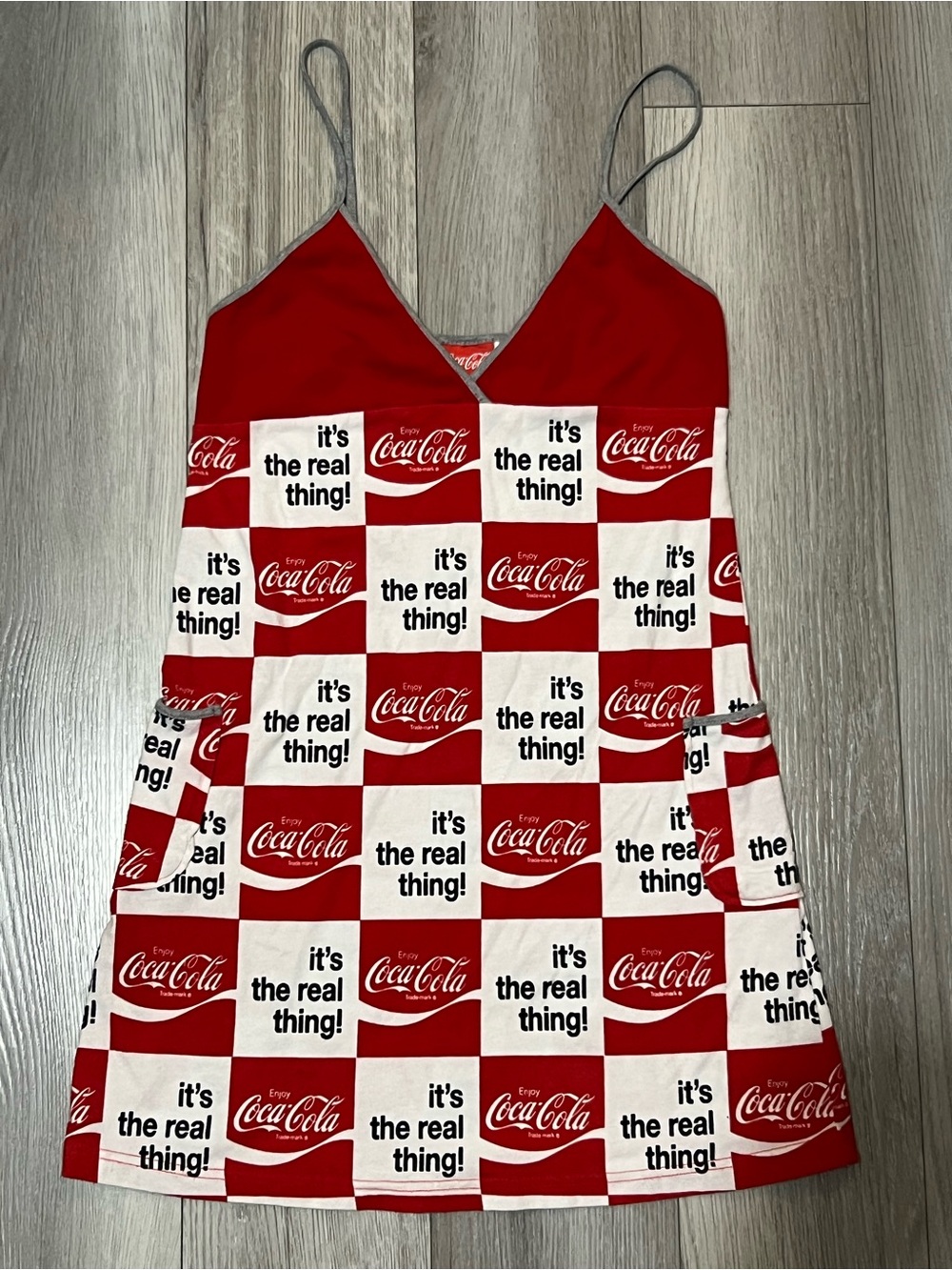Coca-Cola Color Block Mini Dress Size Medium